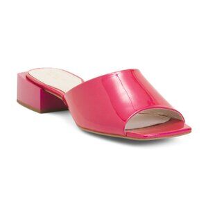 CECELIA NEW YORK Patent Leather Olivia Heeled Sandals